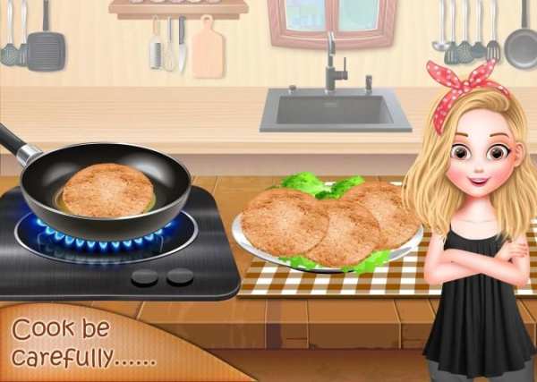 Perfect Burger Homemade Recipe - Girl Cooking Game screenshot 3