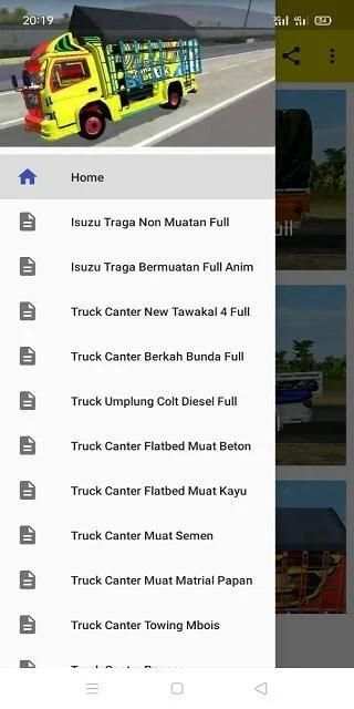 Mod Bussid Truck Full Animasi screenshot 3