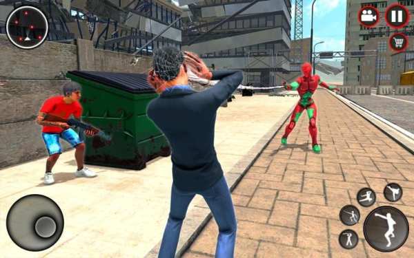 Mutant Spider Rope Hero : Flying Robot Hro Game स्क्रीनशॉट 7