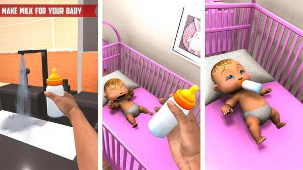 Mother Simulator 3D: Real Baby Simulator Games स्क्रीनशॉट 3