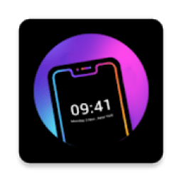 Edge Lighting Colors - Round Colors Galaxy आइकन