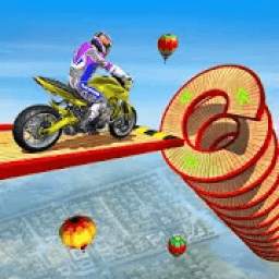 Mega Ramp Moto Bike Racing -Spiral Bike Stunt Game