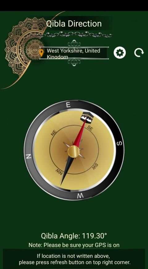 Qibla Direction स्क्रीनशॉट 2