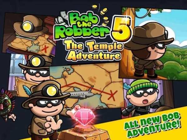 Bob The Robber 5: Temple Adventure by Kizi games स्क्रीनशॉट 5
