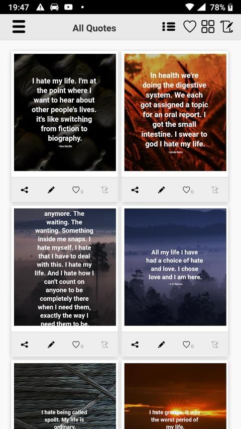I Hate My Life Quotes स्क्रीनशॉट 4