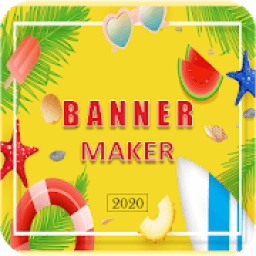 Banner Maker - Banner Creator &amp; Banner Designer आइकन