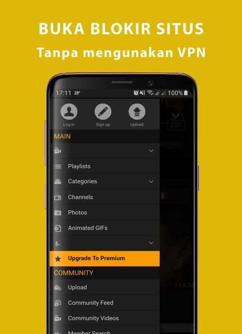 Browser XNX Buka Blokir Situs screenshot 2