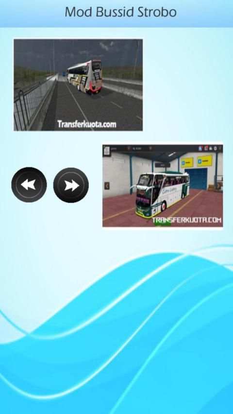 Mod Bussid Minibus Strobo screenshot 1