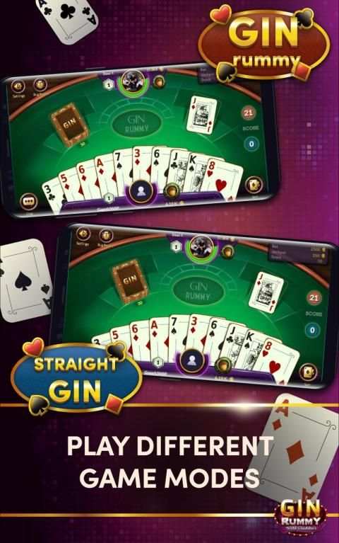 Gin Rummy - Online Card Game स्क्रीनशॉट 4