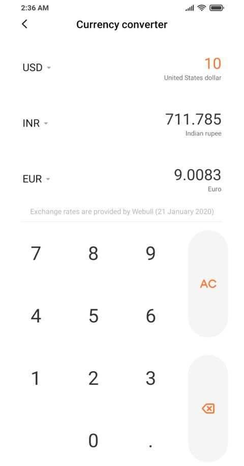 Mi Calculator स्क्रीनशॉट 1