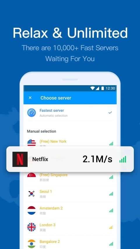 Hi VPN Free VPN Proxy Server, Hotspot VPN Service screenshot 3
