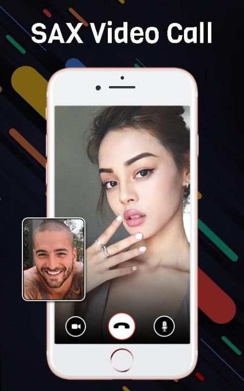 Sax Video Call: Random Girl Video स्क्रीनशॉट 1