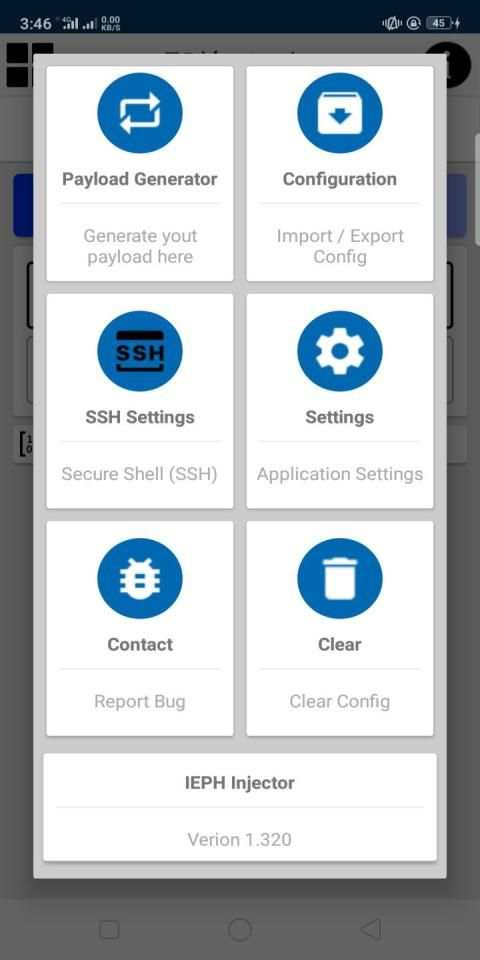 IEPH Injector - (SSH/Proxy/VPN) स्क्रीनशॉट 4