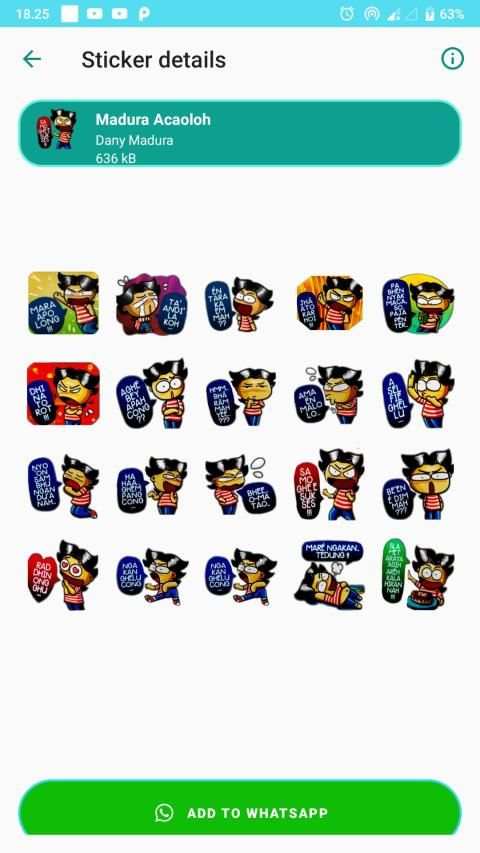 Sticker Wa Madura 2020 screenshot 7