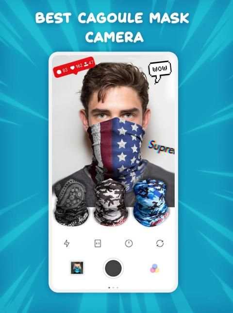 Cagoule Mask Half Face - Ghost Mask & Face Mask screenshot 4