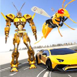 Wasp Robot Car Transform Game: Robot Games