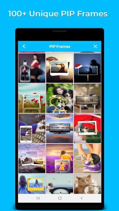 PIP Camera Frames & Photo Editor Amazing Effects screenshot 4