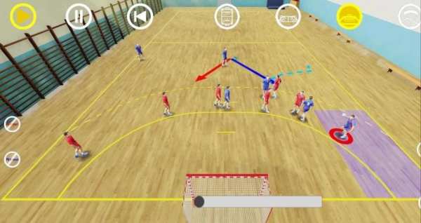 Handball 3D Tactic screenshot 2