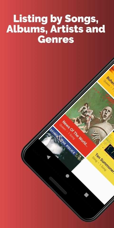 ब्यूसाउंड म्यूजिक प्लेयर स्क्रीनशॉट 2