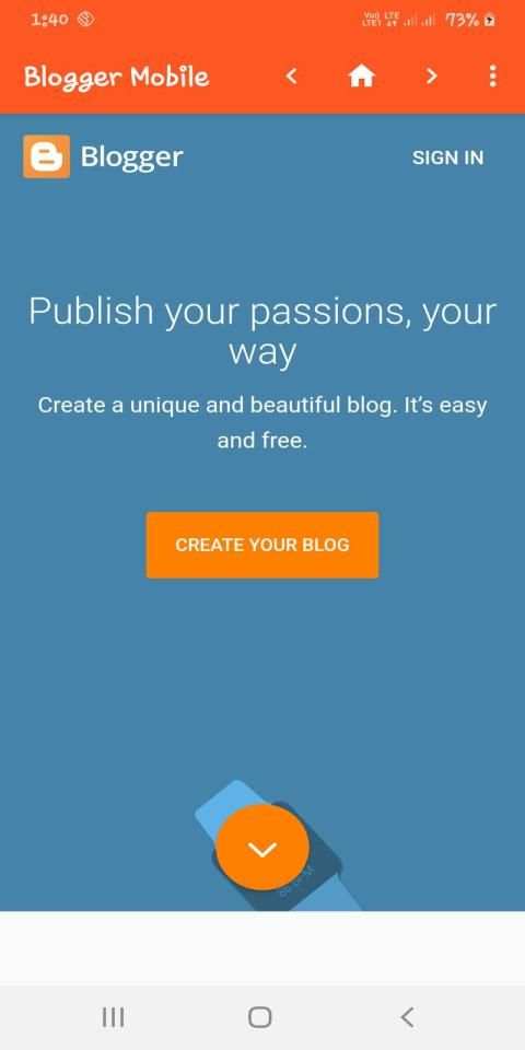 Blogger Mobile स्क्रीनशॉट 3
