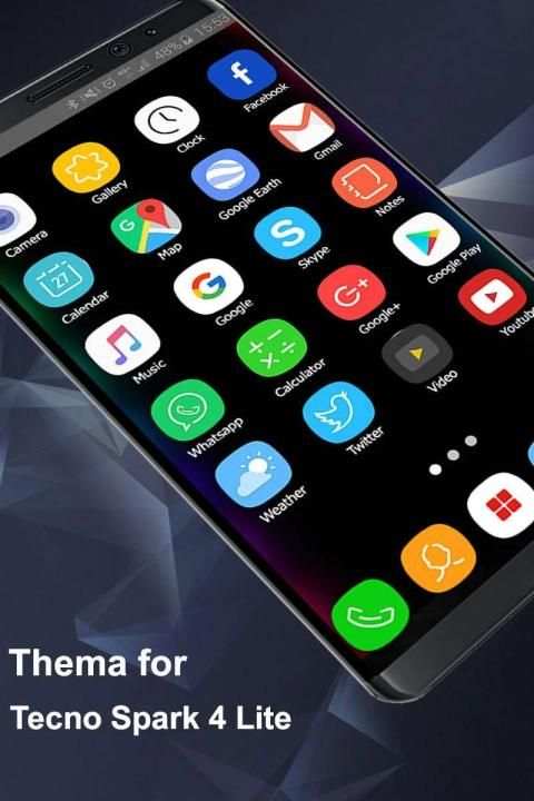 launcher Theme For Tecno Spark 4 lite screenshot 2