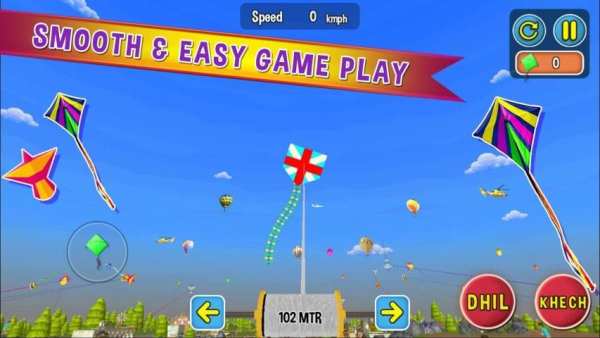 Basant Kite Fly Festival: Kite Game 3D स्क्रीनशॉट 1