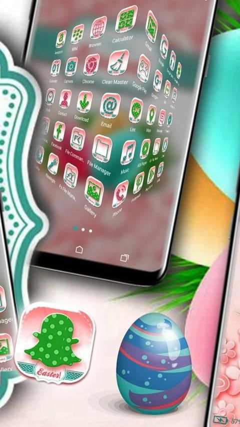 Easter Egg Launcher Theme screenshot 3