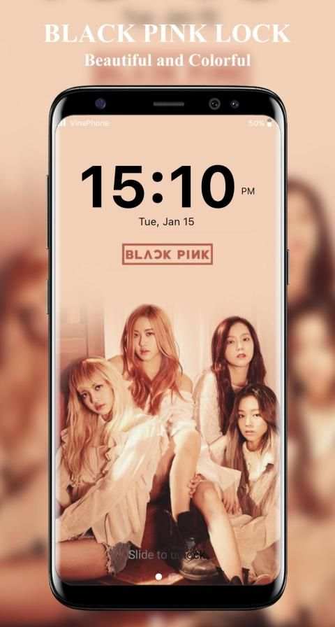 BlackPink Pattern Lock Screen: BlackPink Wallpaper स्क्रीनशॉट 4