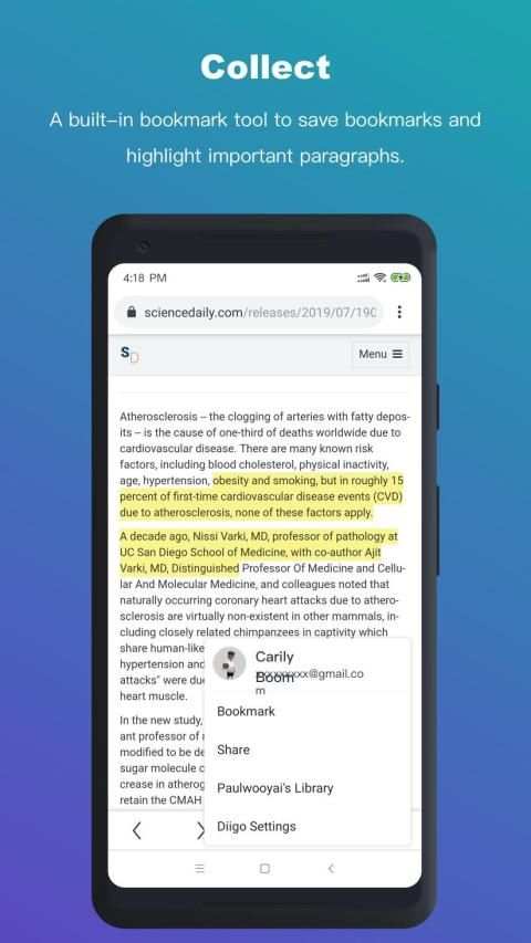 Diigo screenshot 4