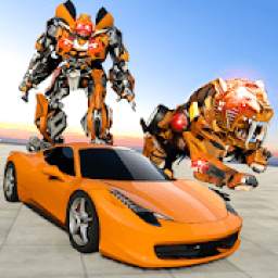 Tiger Robot Transforming Games : Robot Car Games