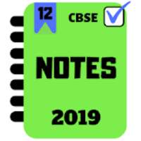 Class 12 Notes CBSE Ncert Solutions Notes 2019