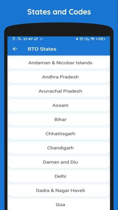 RTO Vehicle Details screenshot 1