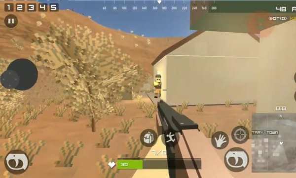 Pixel FPS : Unknown Battle Land screenshot 1