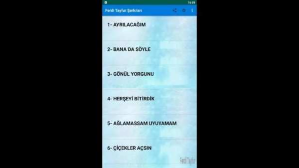 Ferdi Tayfur Şarkıları 2020(İnternetsiz) 6 تصوير الشاشة