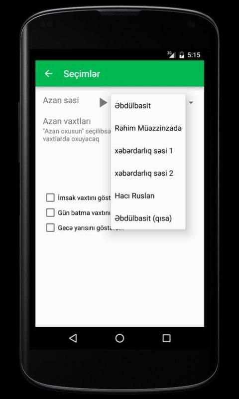 Namaz vaxtı screenshot 1