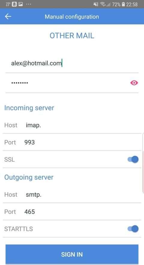 Email App for Hotmail, Outlook & Exchange Mail screenshot 1