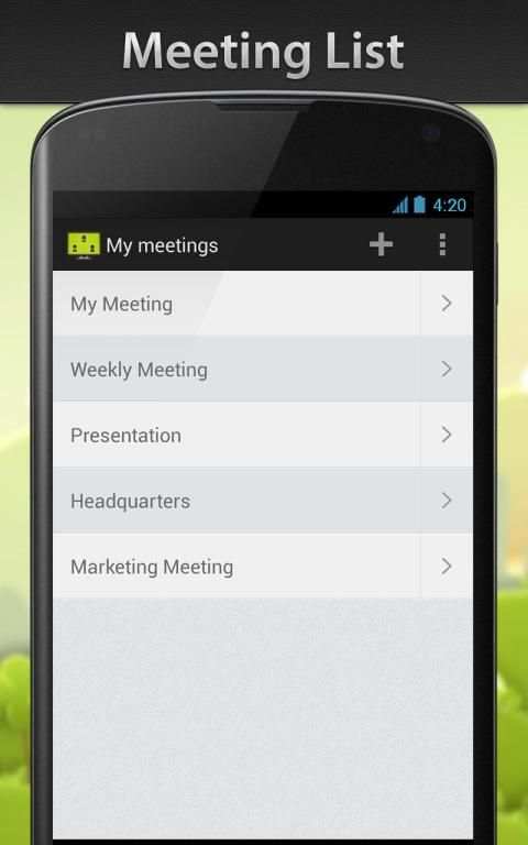 ISL Groop - Online Meetings स्क्रीनशॉट 1