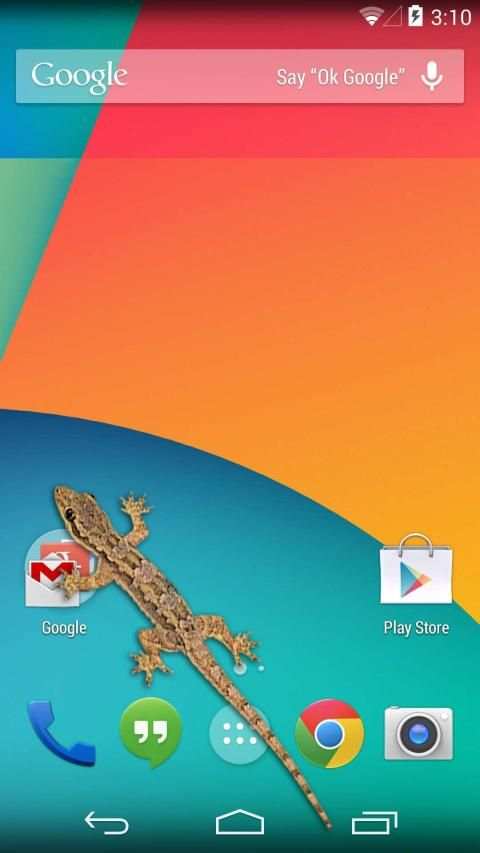 Lizard in phone prank скриншот 1