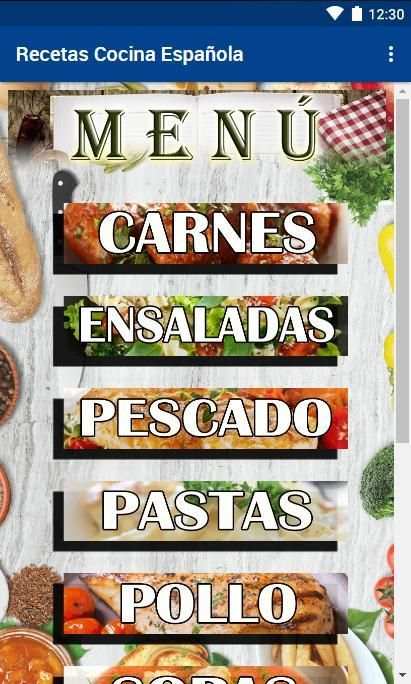 Recetas Cocina Española screenshot 3