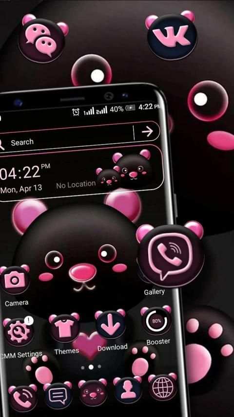 Teddy Love Launcher Theme screenshot 1