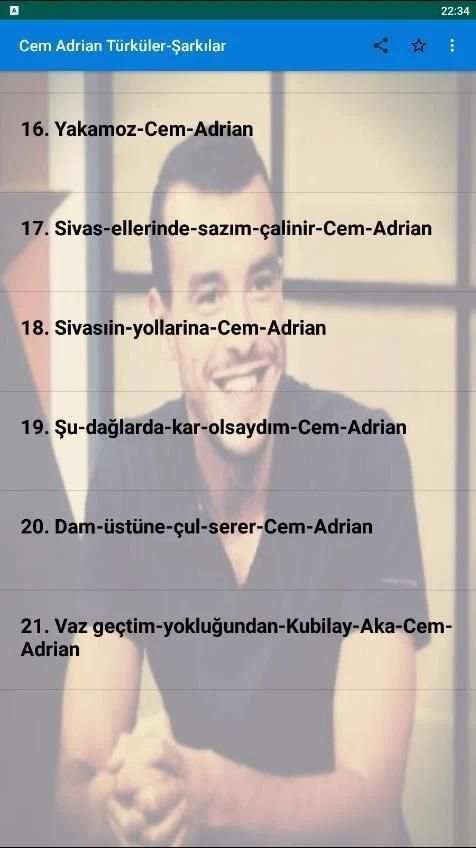 Cem Adrian-Türküler-Şarkılar-Dinle-İnternetsiz screenshot 3