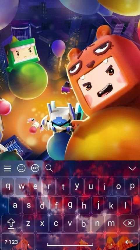 Keyboard Mini World Block Art स्क्रीनशॉट 6