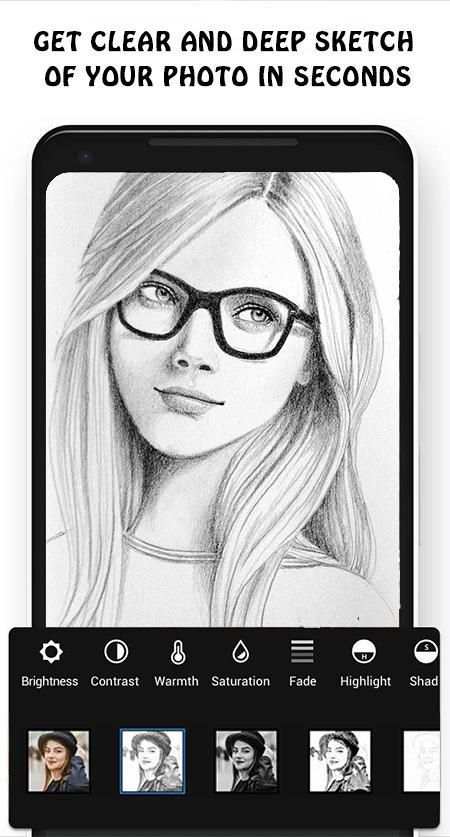 Picture to Pencil Sketch Converter screenshot 4
