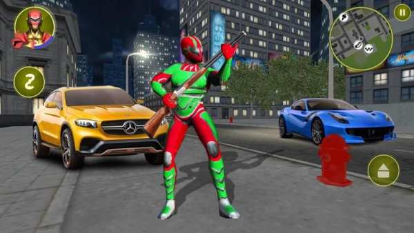 Super Iron Ninja Frog Ninja Rope Hero Vice Town screenshot 3