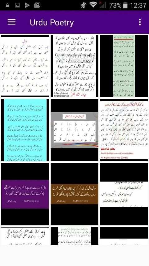 Urdu Poetry Offline screenshot 3
