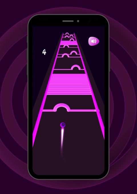Trippy Ball 3D - Color Ball Run Game 2020 स्क्रीनशॉट 2