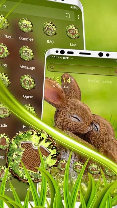 Rabbit Love Theme Launcher screenshot 2