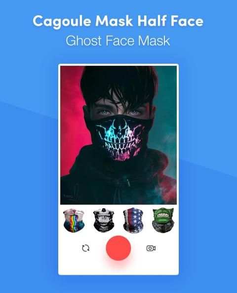 Cagoule Mask Half Face | Ghost Face Mask screenshot 4