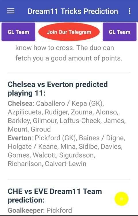 Dream11 Trick Prediction- Cricket,Football,Kabaddi screenshot 3