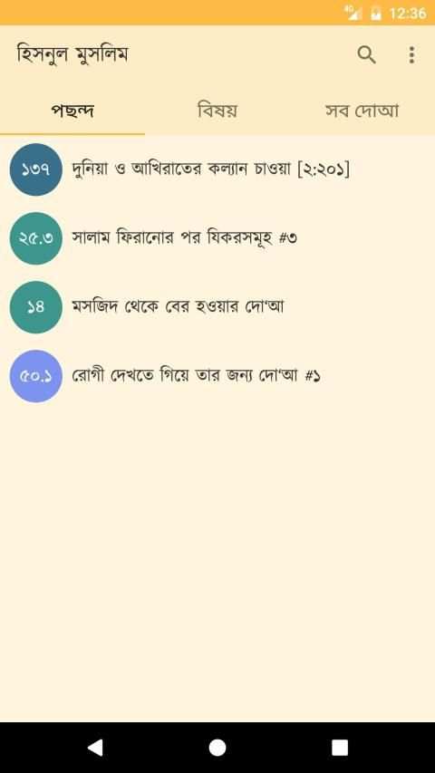 দোআ ও যিকির (হিসনুল মুসলিম) screenshot 2